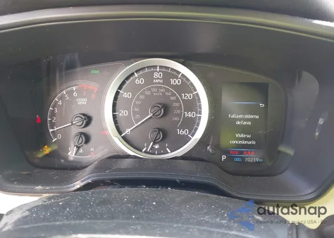 2020 Toyota Corolla Le z USA, uszkodzony, nr VIN JTDHPRAE8LJ003966